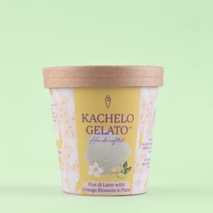 Fior di Latte with Orange Blossom and Pista<br>450 ml